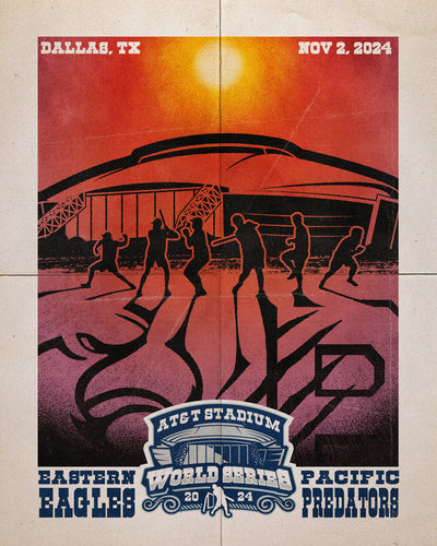 2024 AT&T Stadium World Series Poster